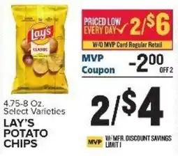Food Lion Lay's potato chips offer