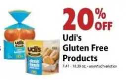 Festival Foods Udi's Gluten Free Products offer