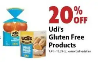 Festival Foods Udi's Gluten Free Products offer