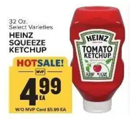 Food Lion Heinz squeeze ketchup offer
