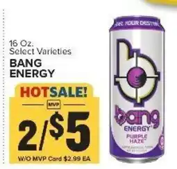 Food Lion Bang Energy Purple Haze offer