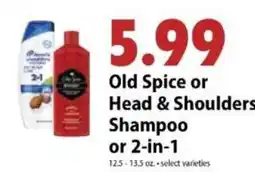 Festival Foods Old Spice or Head & Shoulders Shampoo or 2-in-1 offer