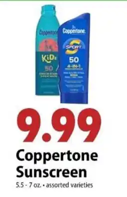 Festival Foods Coppertone Sunscreen offer