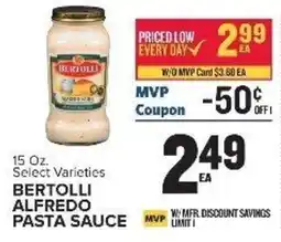 Food Lion Bertolli Alfredo Pasta Sauce offer