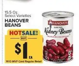 Food Lion Hanover dark red kidney beans offer
