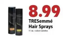 Festival Foods Tresemme hair sprays offer