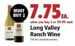 Festival Foods Long Valley Ranch Wine offer