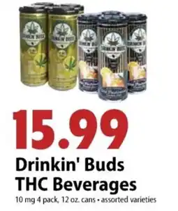 Festival Foods Drinkin' Buds THC Beverages offer