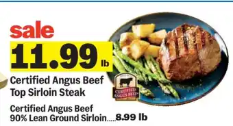 Certified Angus Beef Top Sirloin Steak