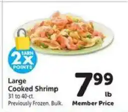 Safeway Large Cooked Shrimp offer