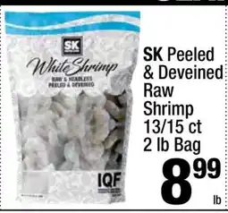 Super King Markets SK Peeled & Deveined Raw Shrimp offer