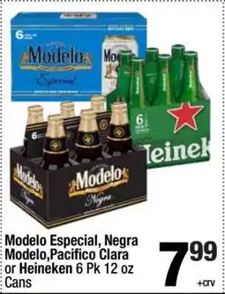 Super King Markets Modelo Especial, Negra Modelo, Pacifico Clara or Heineken offer