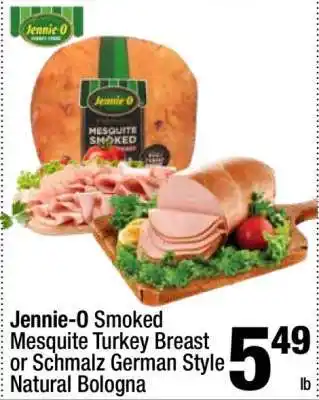 Super King Markets Jennie-O Smoked Mesquite Turkey Breast or Schmalz German Style Natural Bologna offer