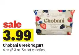 Meijer Chobani Greek Yogurt offer