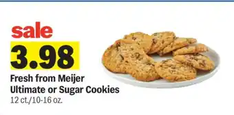 Meijer Fresh from Meijer Ultimate or Sugar Cookies offer