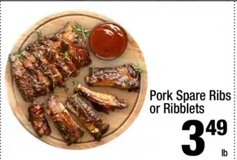 Super King Markets Pork Spare Ribs or Ribblets offer