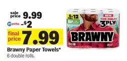 Meijer Brawny Paper Towels offer
