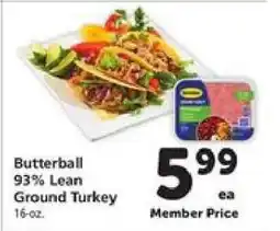 Safeway Butterball 93% Lean Ground Turkey offer