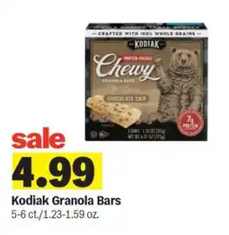 Meijer Kodiak Granola Bars offer