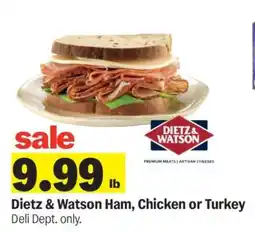 Meijer Dietz & Watson Ham, Chicken or Turkey offer