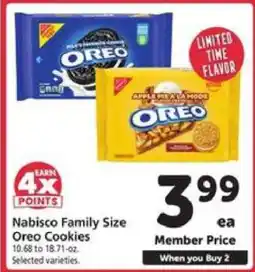 Safeway Nabisco Family Size Oreo Cookies offer