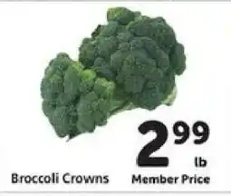 Safeway Broccoli Crowns offer