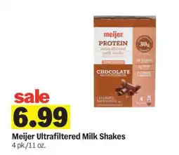 Meijer Meijer Ultrafiltered Milk Shakes offer