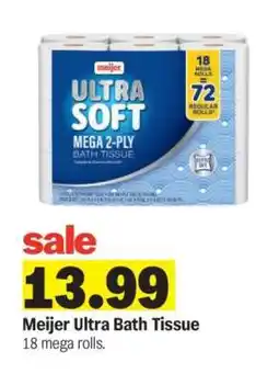 Meijer Meijer Ultra Bath Tissue offer