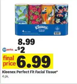 Meijer Kleenex Perfect Fit Facial Tissue offer