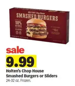 Meijer Holten's Chop House Smashed Burgers or Sliders offer