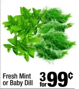 Super King Markets Fresh Mint or Baby Dill offer