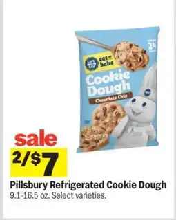 Meijer Pillsbury Refrigerated Cookie Dough offer