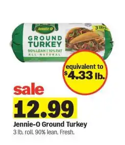Meijer Jennie-O Ground Turkey offer