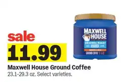 Meijer Maxwell House Ground Coffee offer