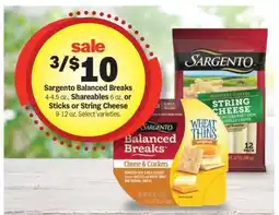 Meijer Sargento Balanced Breaks offer