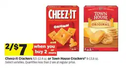 Meijer Cheez-It Crackers or Town House Crackers offer