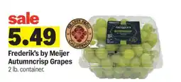 Meijer Frederik's by Meijer Autumncrisp Grapes offer