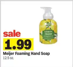 Meijer Meijer Foaming Hand Soap offer