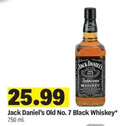 Meijer Jack Daniel's Old No. 7 Black Whiskey offer