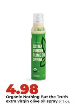 Hy-Vee Organic Nothing But the Truth extra virgin olive oil spray offer
