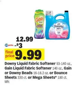 Meijer Downy Liquid Fabric Softener offer