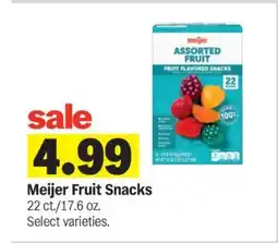 Meijer Meijer Fruit Snacks offer