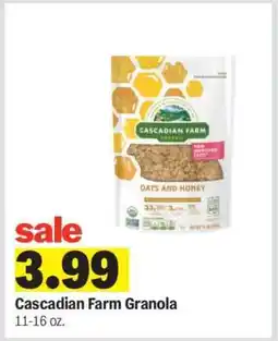 Meijer Cascadian Farm Granola offer