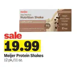 Meijer Meijer Protein Shakes offer