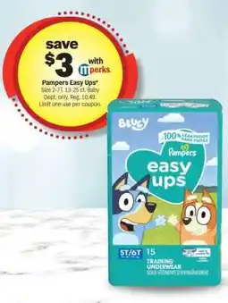 Meijer Pampers Easy Ups offer