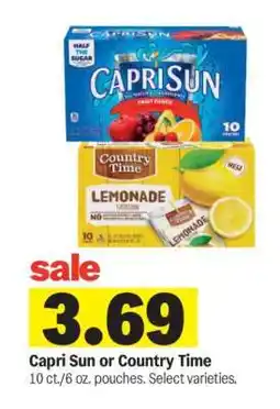 Meijer Capri Sun or Country Time offer