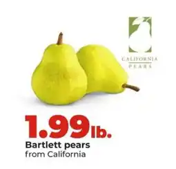 Hy-Vee Bartlett Pears offer
