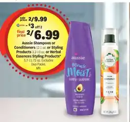 Meijer Aussie Shampoos or Conditioners or Styling Products offer