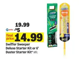 Meijer Swiffer Sweeper Deluxe Starter Kit or 6’ Duster Starter Kit offer