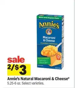 Meijer Annie's Natural Macaroni & Cheese offer